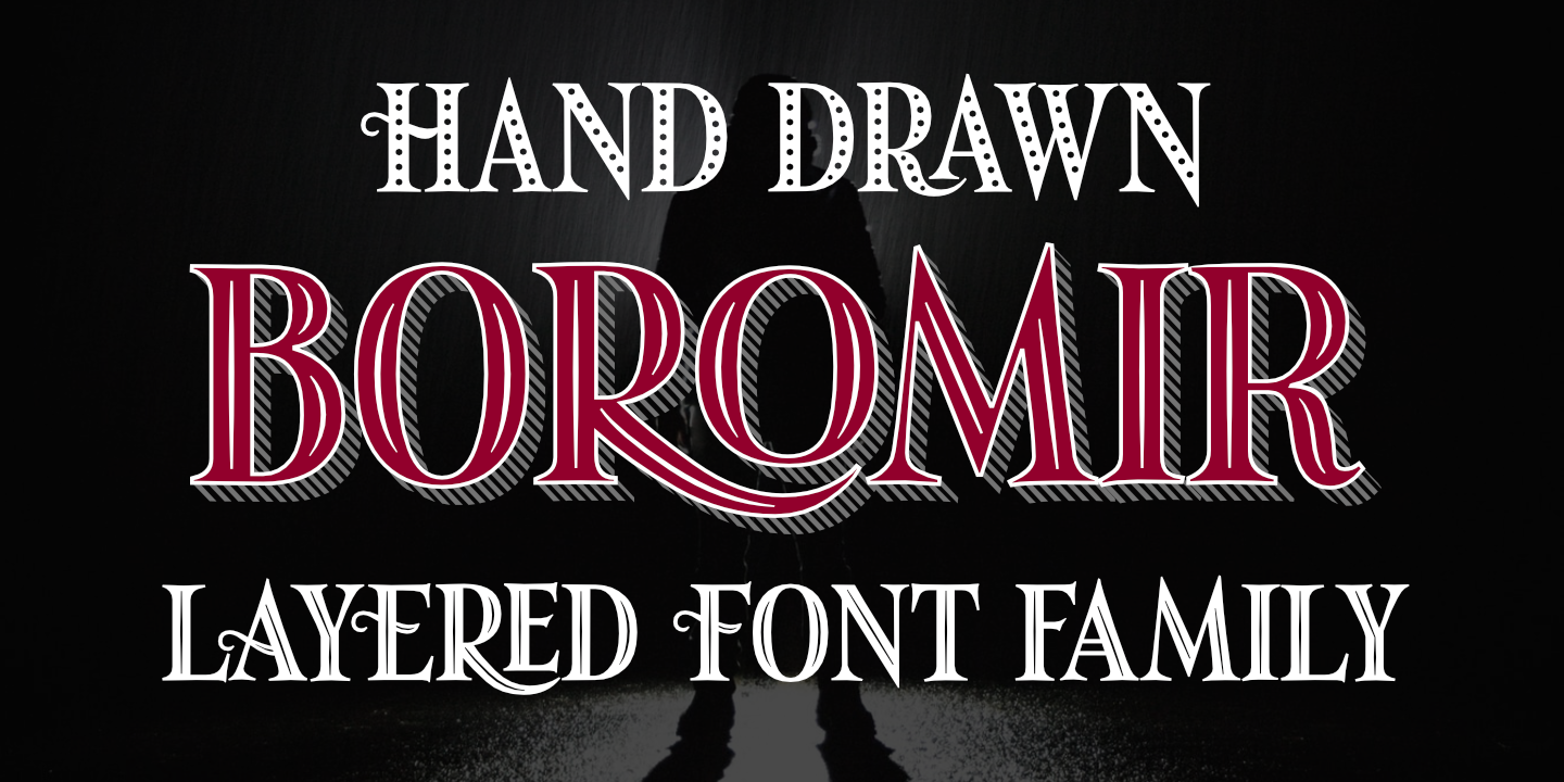 Пример шрифта Boromir #1